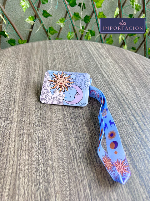 Preventa Portacredencial Horizontal + Lanyard Sol Y Luna