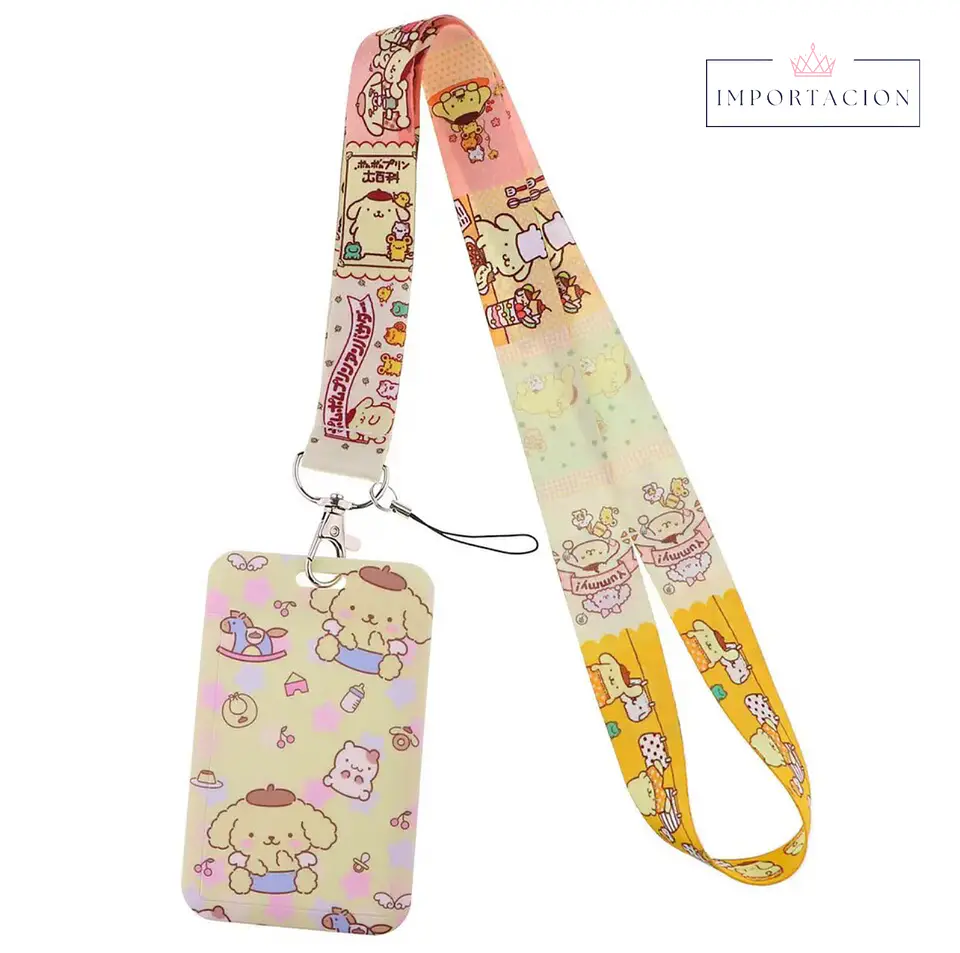 Preventa Portacredencial Vertical + Lanyard Pompompurim 1