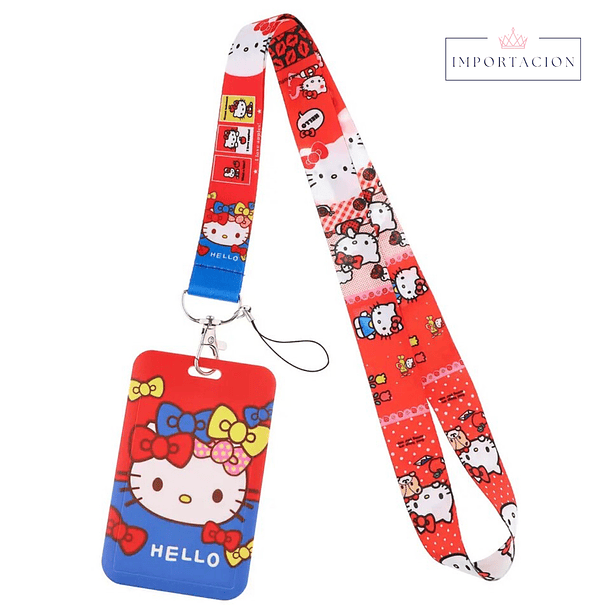 Preventa Portacredencial + Lanyard Hello Kitty 1