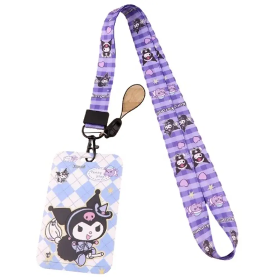 Preventa Portacredencial Vertical + Lanyard Kuromi 5