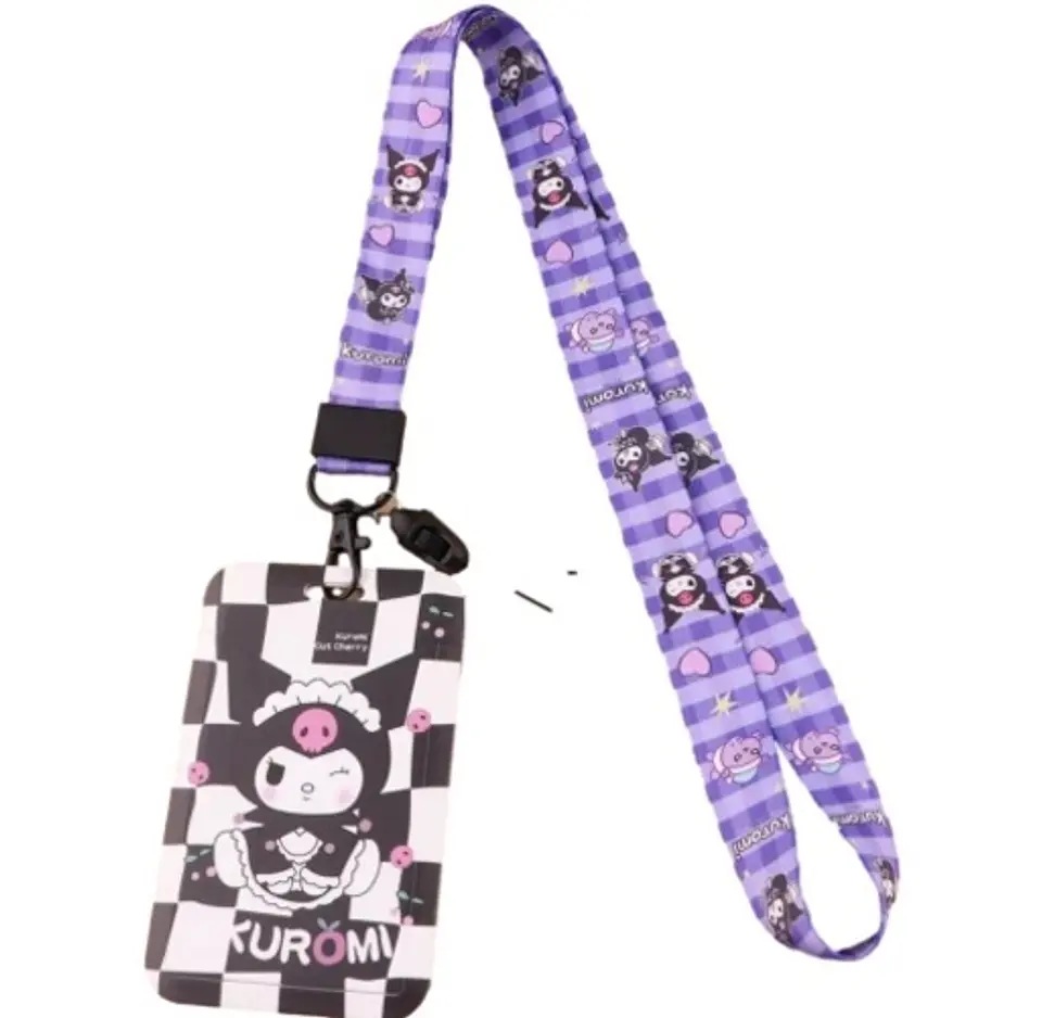 Preventa Portacredencial Vertical + Lanyard Kuromi 6