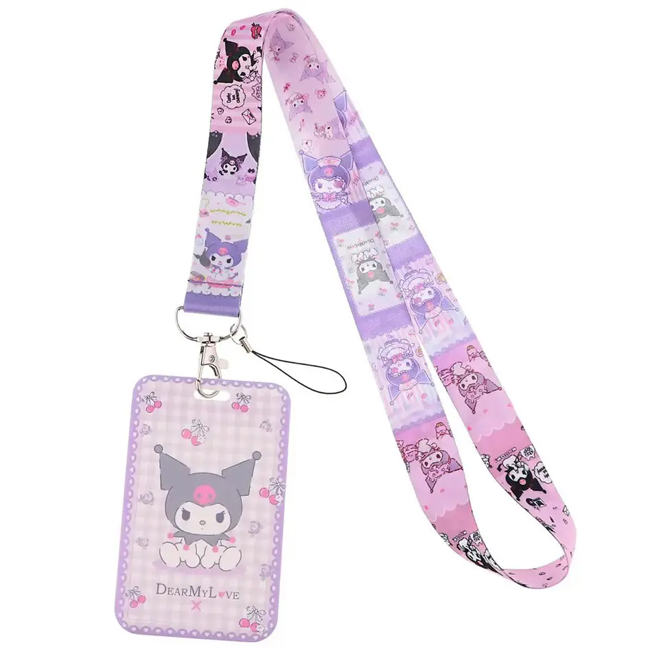 Preventa Portacredencial Vertical + Lanyard Kuromi 2