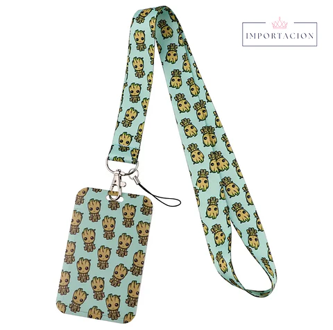 Preventa Portacredencial Vertical + Lanyard groot
