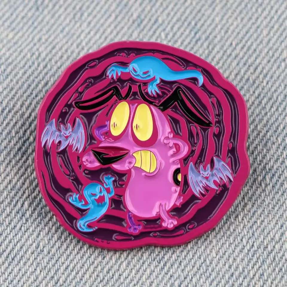 Preventa Pin Serie Perro Coraje  2