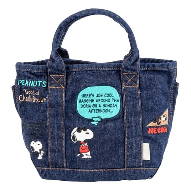 Preventa Bolso De Mano Snoppy Mezclilla Jeans 2