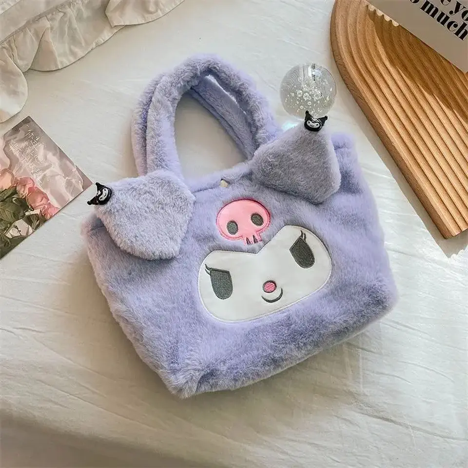 Preventa Bolso  de felpa de Mano Personajes San Rio 8