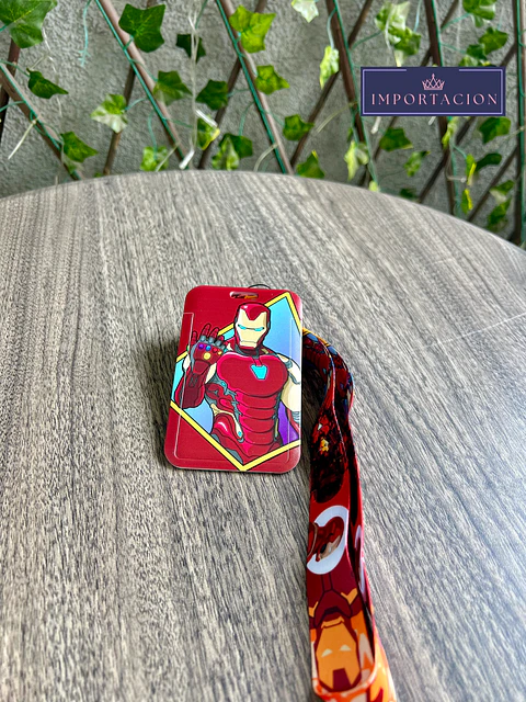 Preventa Portacredencial + Lanyard Iron Man