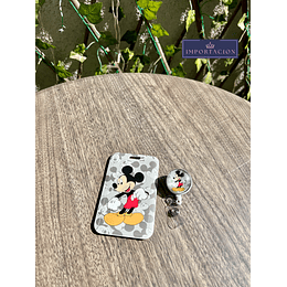Preventa Portacredencial+ Hebilla Retractil Mickey Mouse