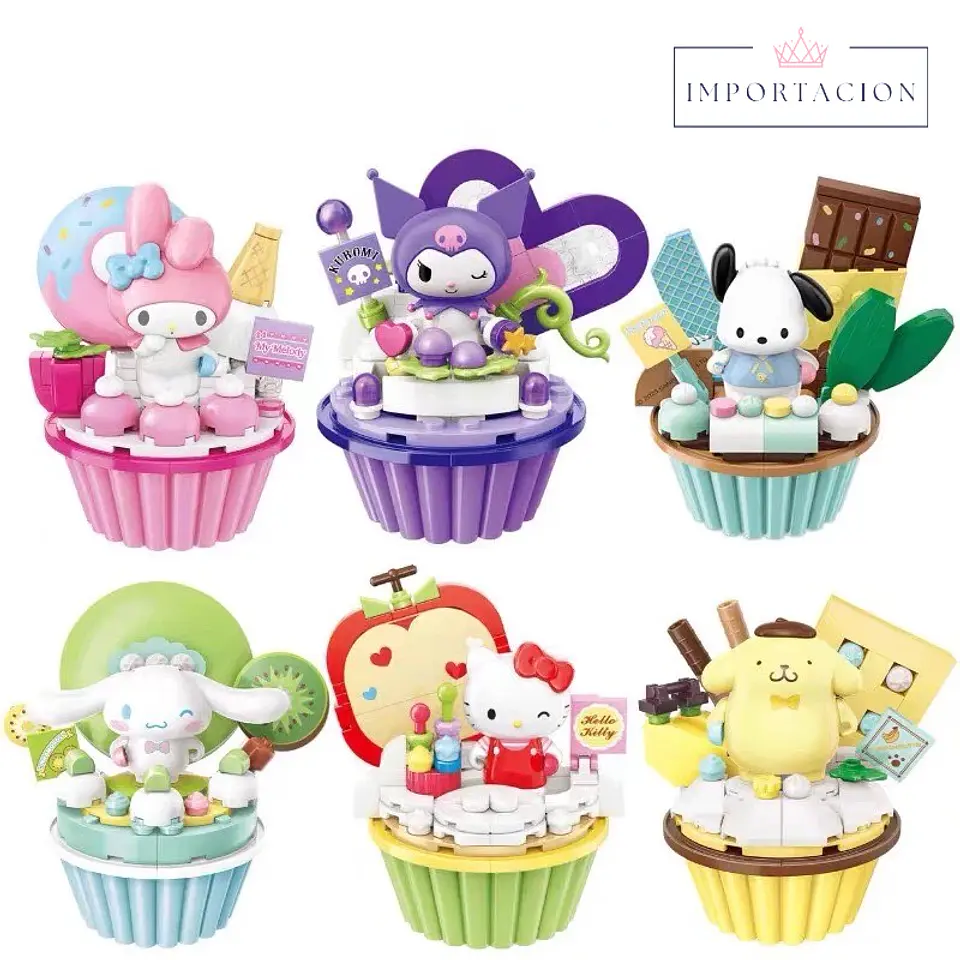 Preventa Bloques de construcción de Personajes San Rio Coleccionables 1