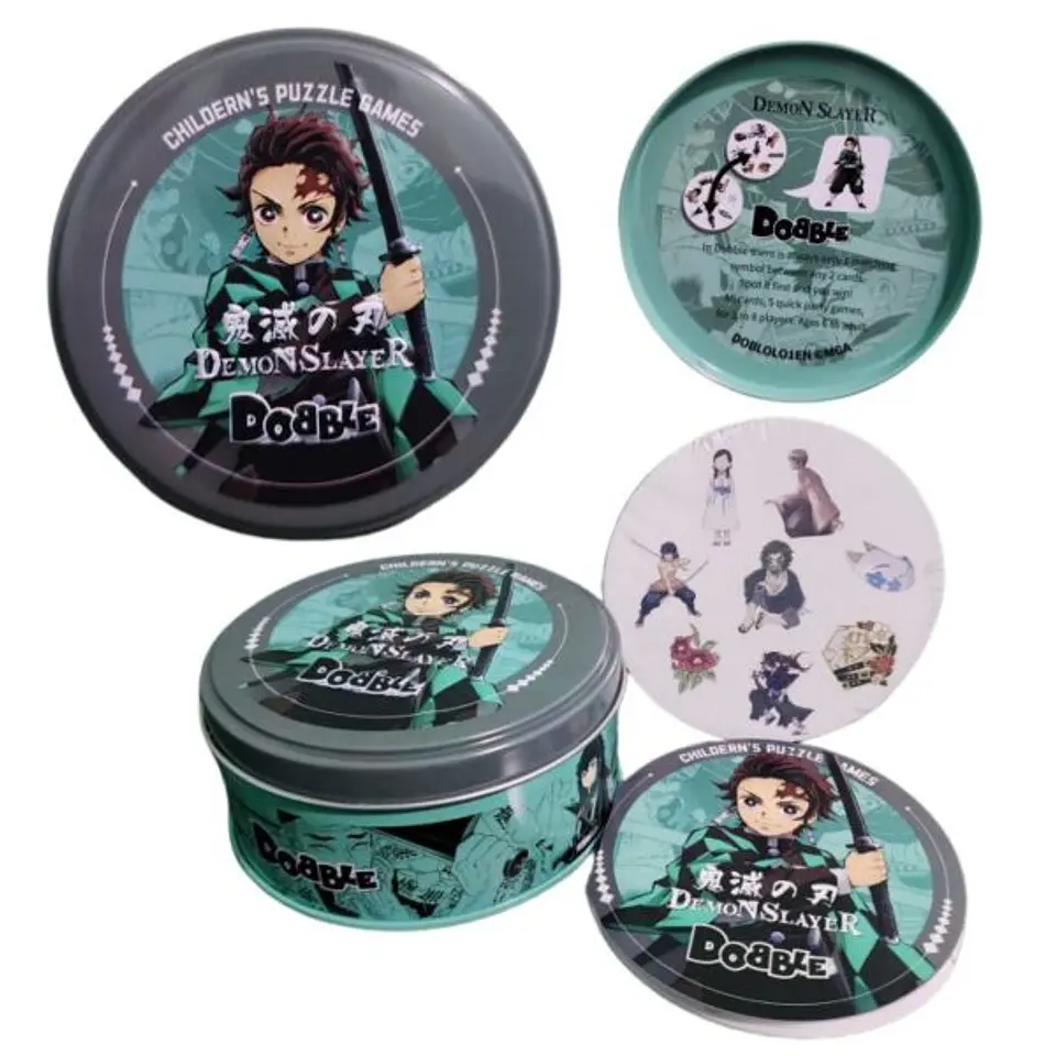 Preventa Juego De Cartas De Dobble Demon Slayer 2