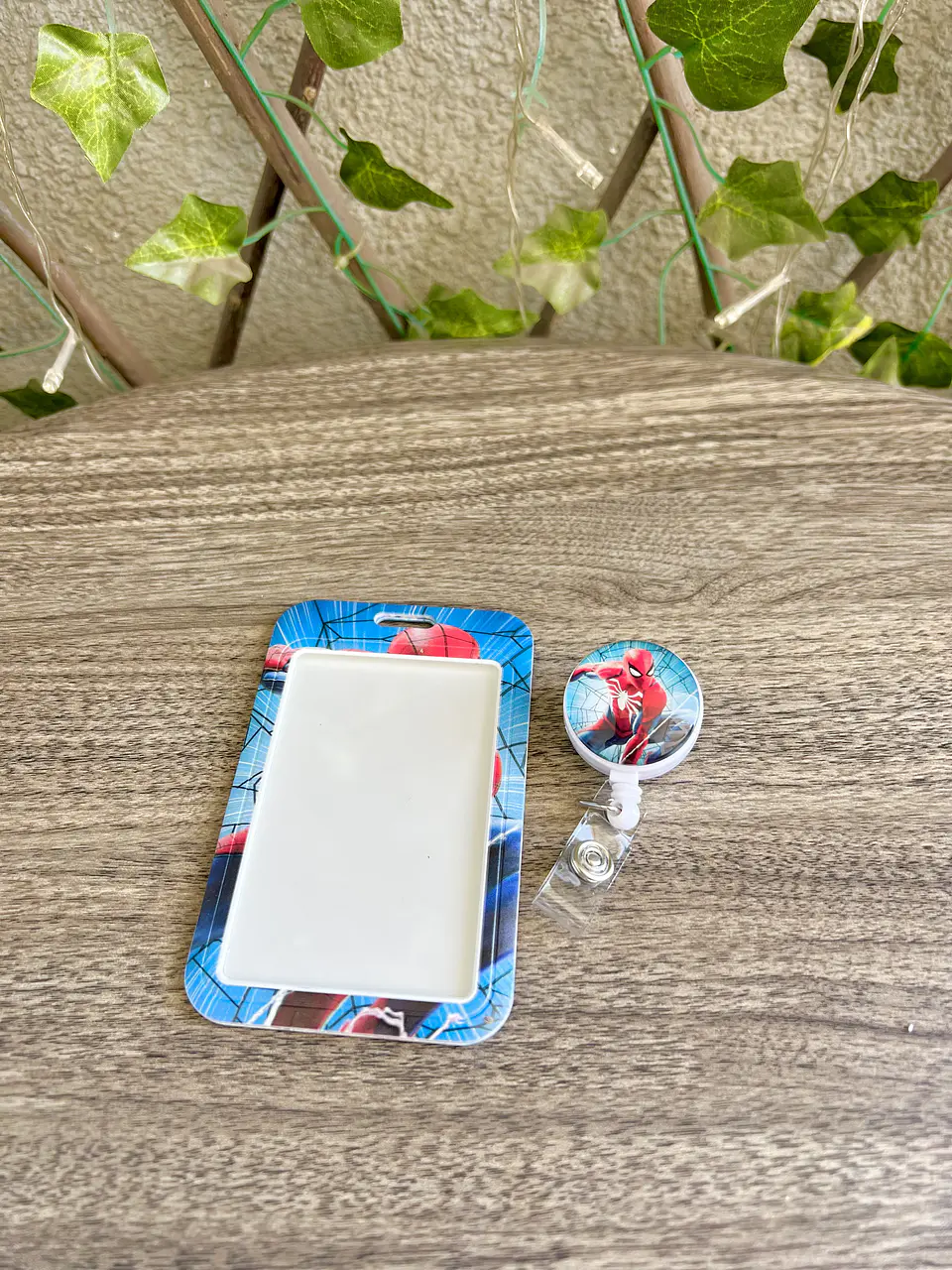 Preventa Portacredencial + Hebilla Retractil Spiderman 2