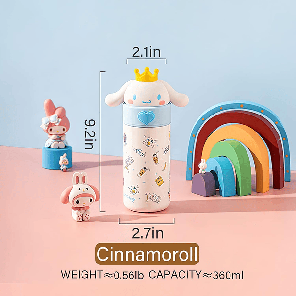 Preventa Termo Kawaii San Rio 360ml 12