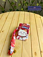 Preventa Portacredencial Vertical + Lanyard Gatito De La Suerte - Miniatura 1