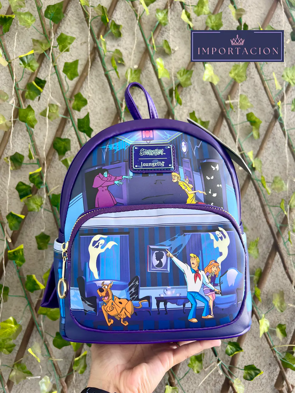 Preventa Mochila Loungefly Scooby Doo Brilla en la Oscuridad 1