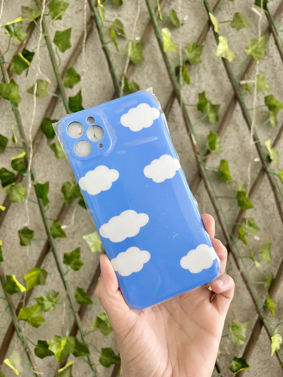 Preventa Carcasa iPhone Nubes + Pop Grip 2