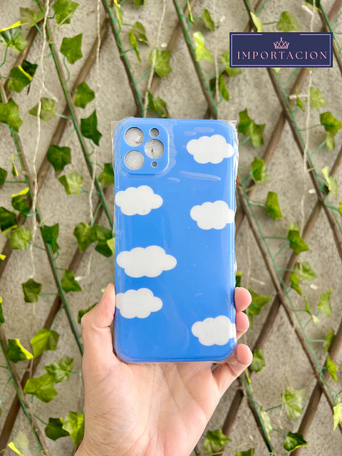 Preventa Carcasa iPhone Nubes + Pop Grip