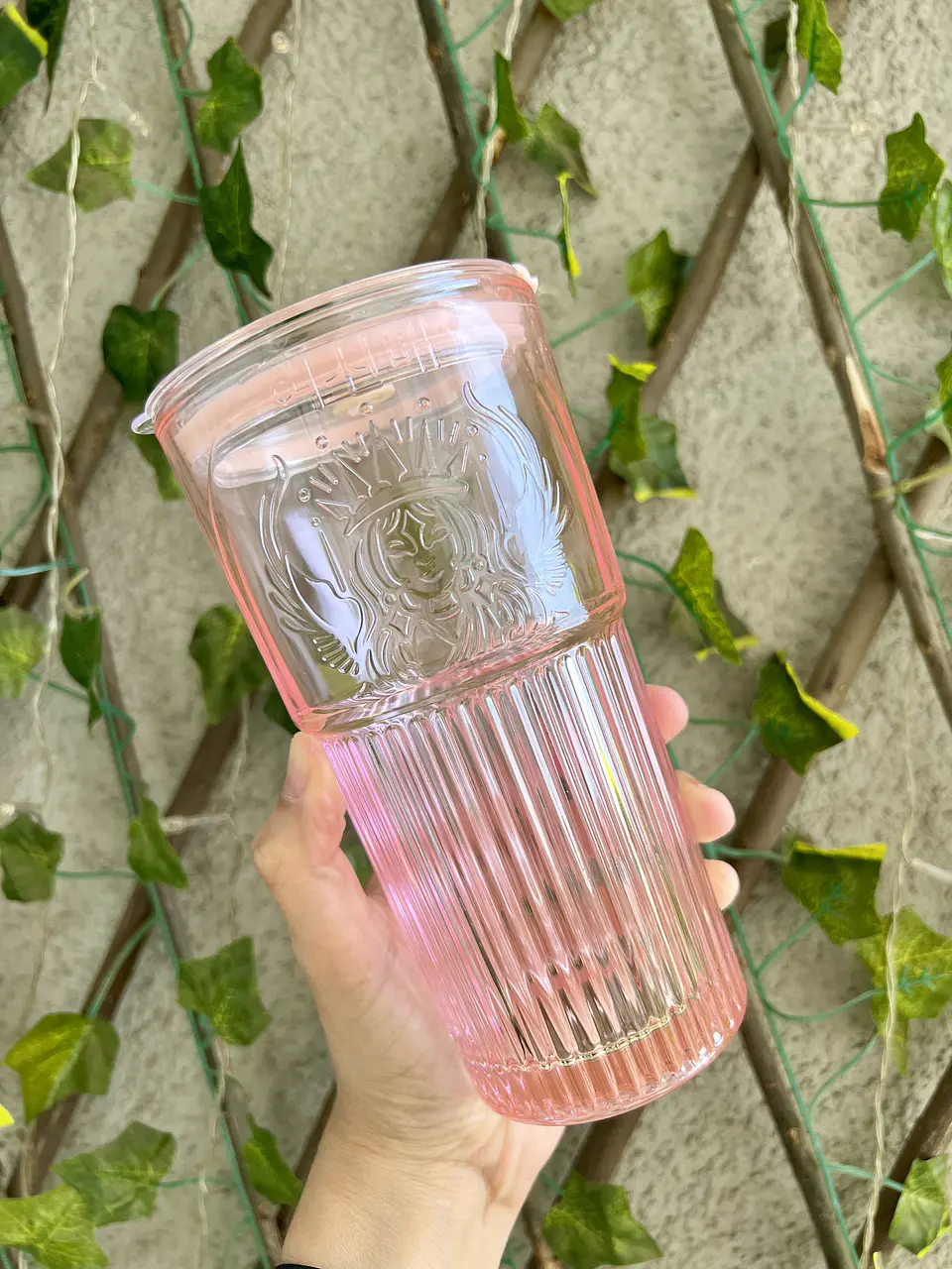 Preventa Vasos Vidrio Modelo Coreano Starbucks 600ML con Bombilla. 6