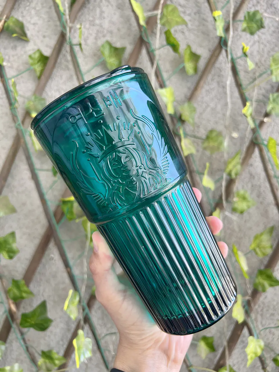 Preventa Vasos Vidrio Modelo Coreano Starbucks 600ML con Bombilla. 2