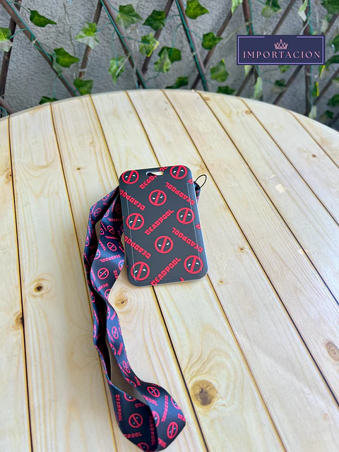 Preventa Portacredencial + Lanyard Deadpool
