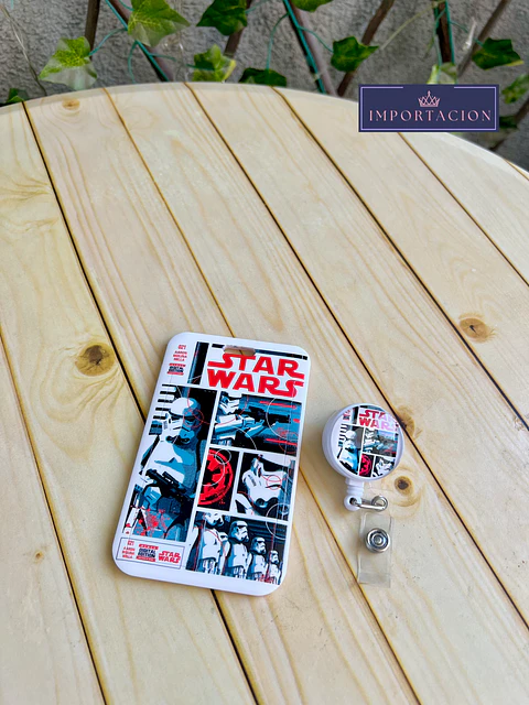 Preventa Portacredencial + Hebilla Retractil Stormtrooper