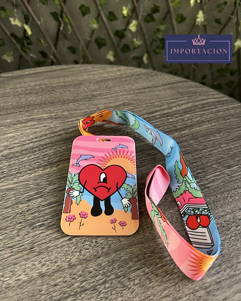  Preventa Portacredencial + Lanyard Bad Bunny