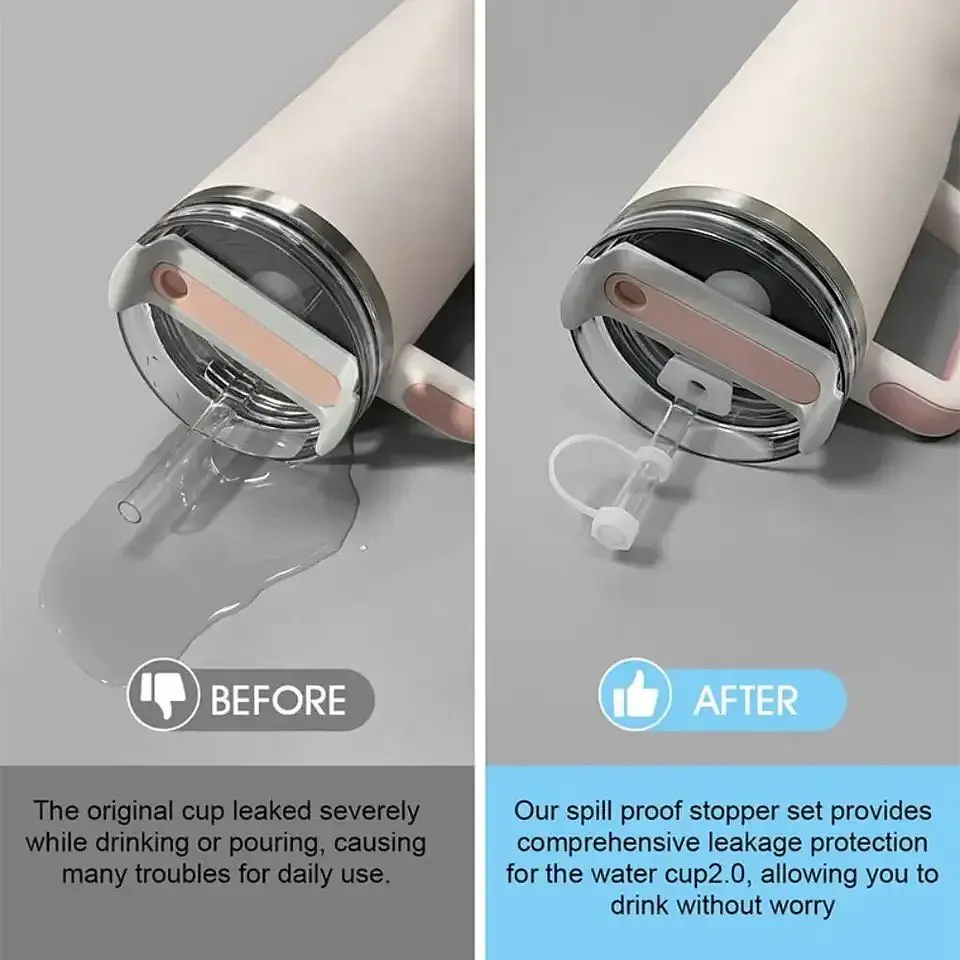 Preventa Tapon silicona antiderrame apto para Stanley/Starbucks 6