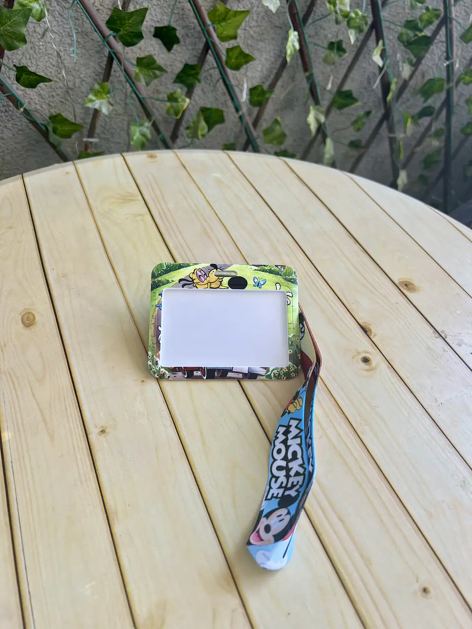 Preventa Portacredencial Horizontal + Lanyard Mickey Friends 2