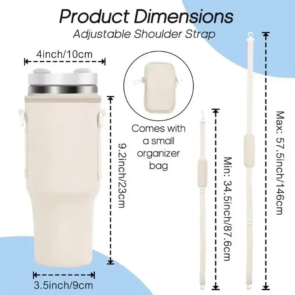 Preventa Bolsa portavaso para Stanley Quencher 2.0 1.18Litros 15