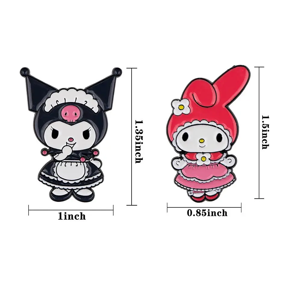 Preventa Pin Kuromi&Melody 4
