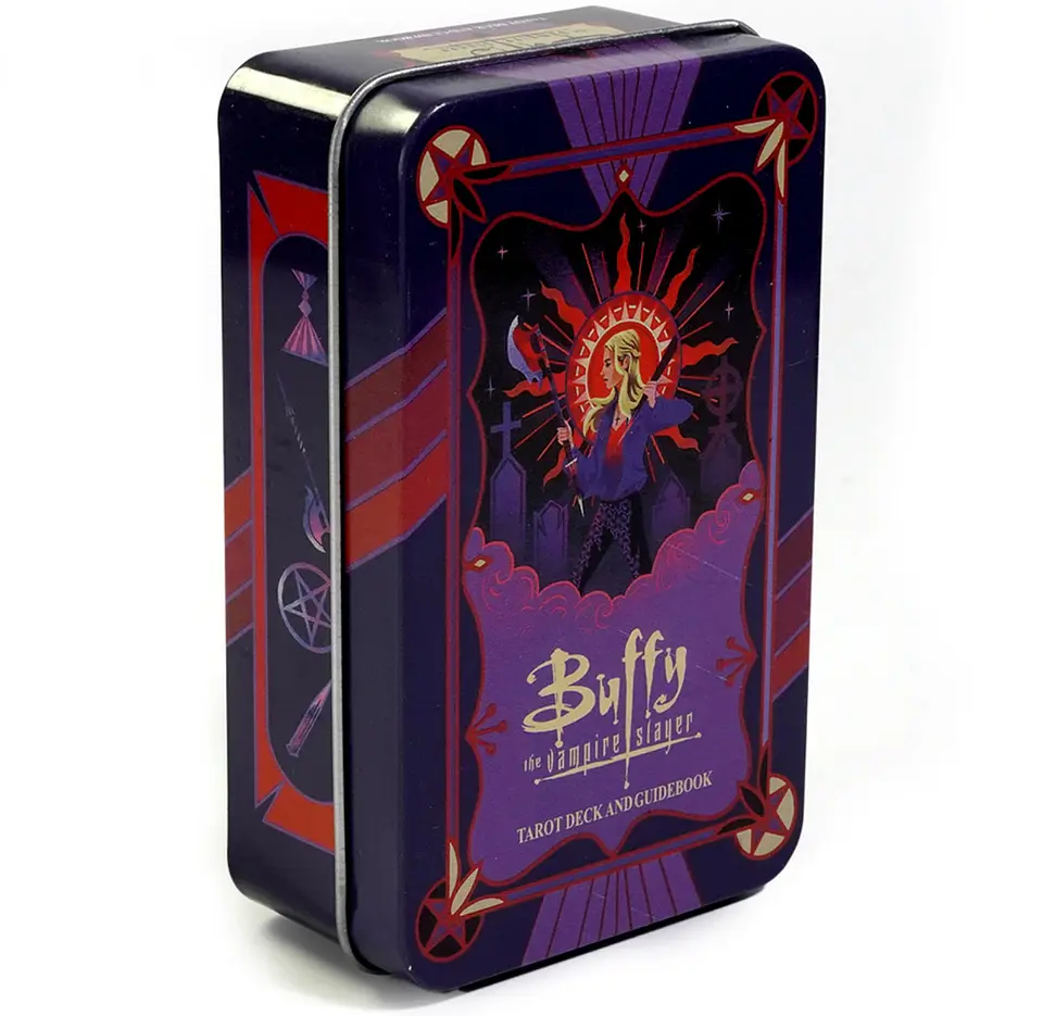 Preventa Carta Tarot Buffy Cazadora De Vampiros caja de metal 3