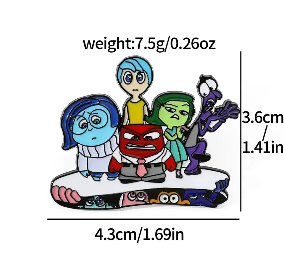 Preventa Pin Intensamente Personajes 12