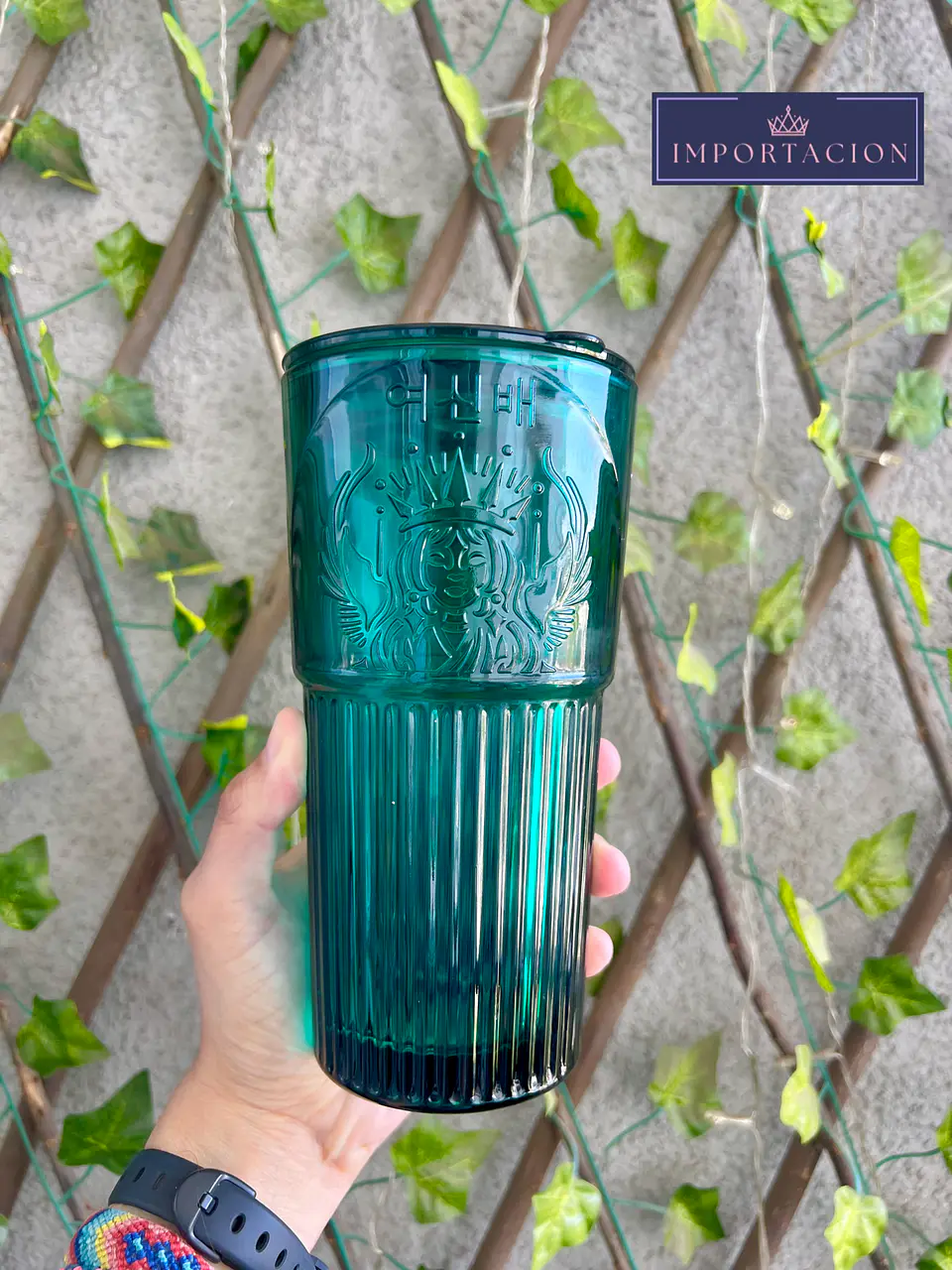 Preventa Vasos Vidrio Modelo Coreano Starbucks 600ML con Bombilla. 1