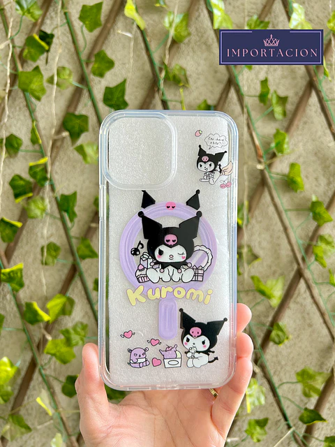 Preventa Carcasa transparente Kuromi + grip