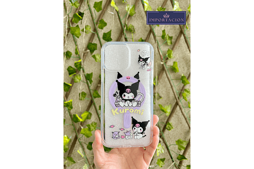 Preventa Carcasa transparente Kuromi + grip