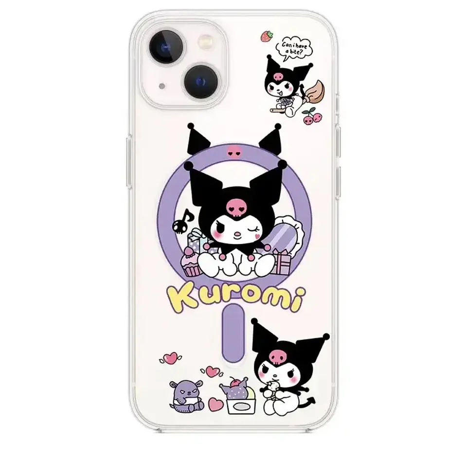Preventa Carcasa transparente Kuromi + grip 6