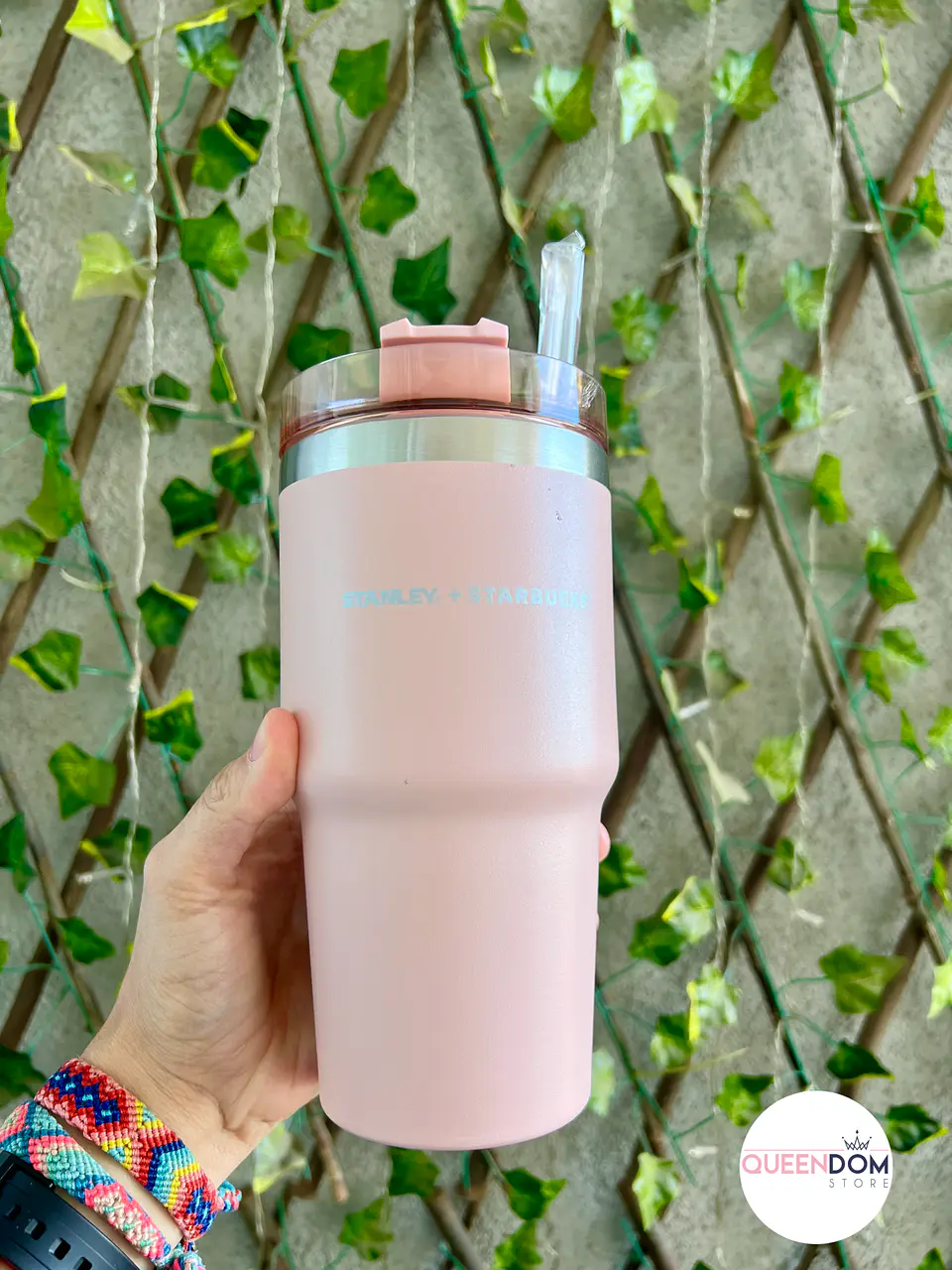 Preventa Vaso Termo Rosado Starbucks Colaboración Stanley 591ml 2