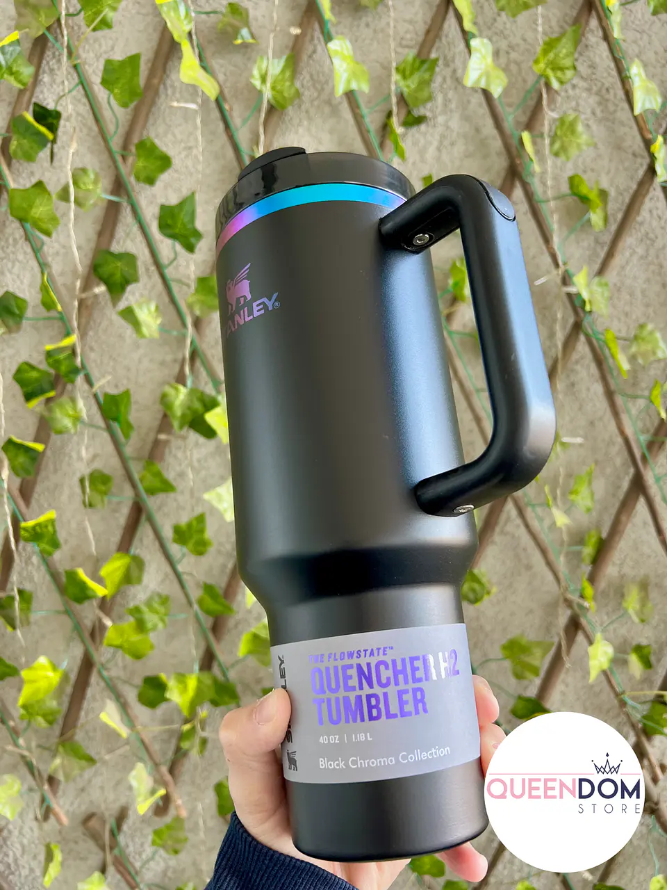 Preventa Termo Stanley Quencher Tumblr Negro Cromo 1.18 Litros 3