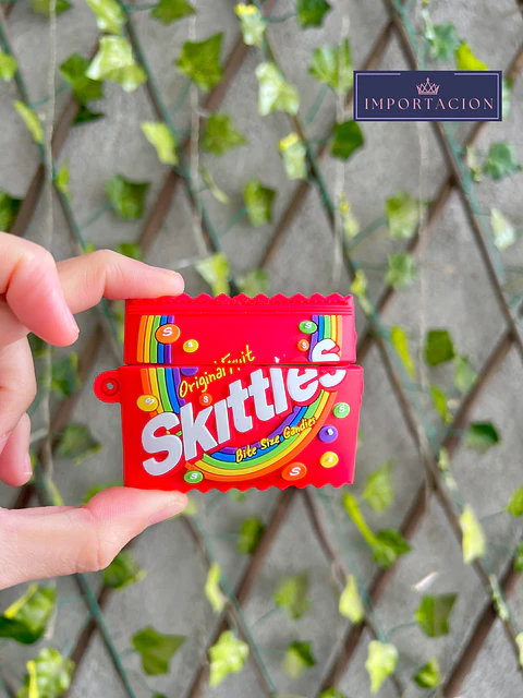 Preventa Carcasa Airpods Skittles caramelos american