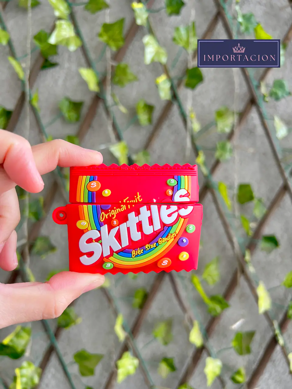 Preventa Carcasa Airpods Skittles caramelos american 1