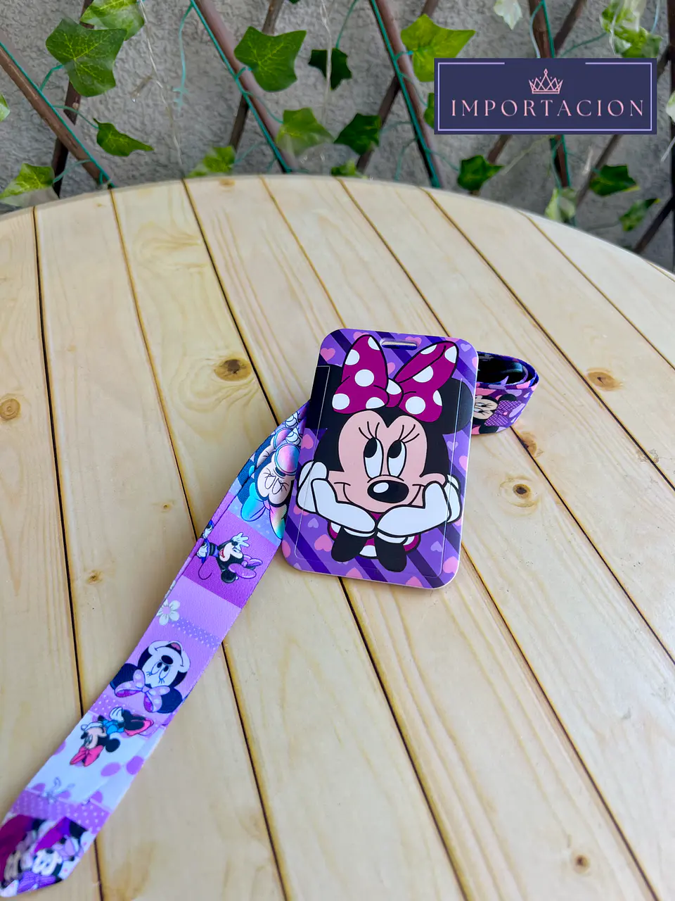 Preventa Portacredencial Vertical + Lanyard Minnie 3