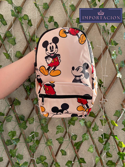 Preventa Mochila Chica + banano Mickey
