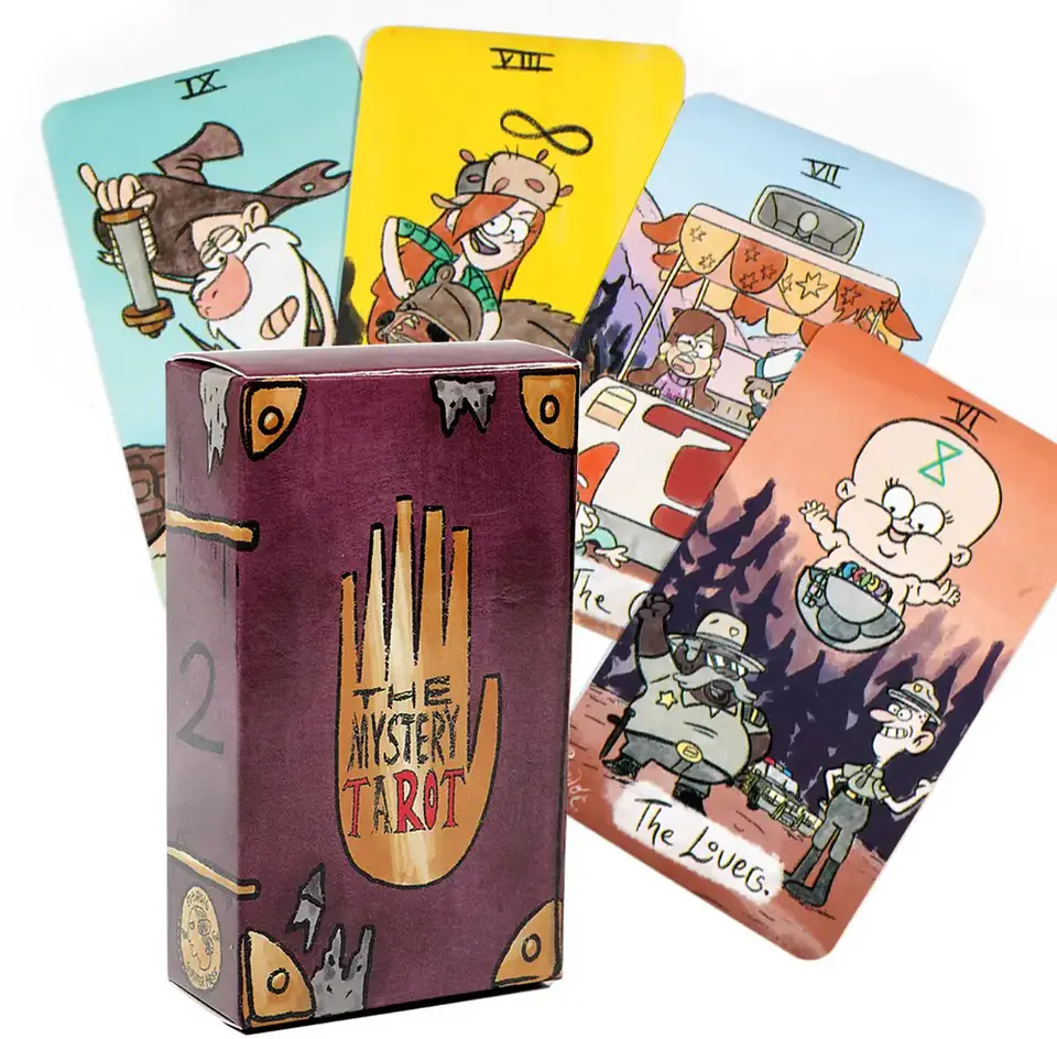Preventa Cartas Tarot Gravity Fall caja de carton 4
