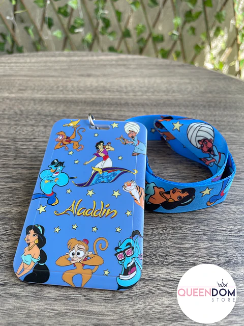 Portacredencial  Vertical + Lanyard Aladin