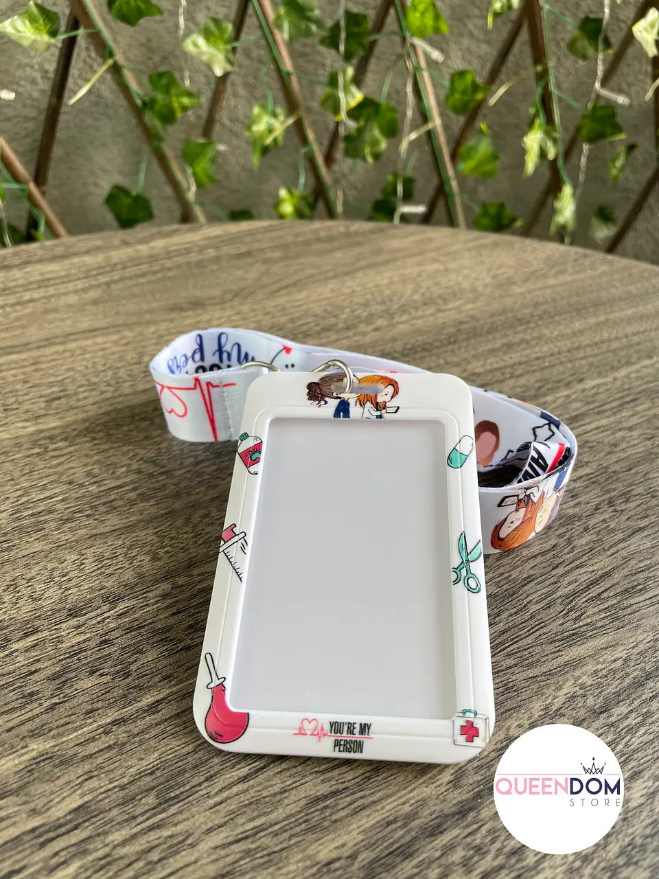 Preventa Portacredencial  Vertical + Lanyard Grey Anatomy 4