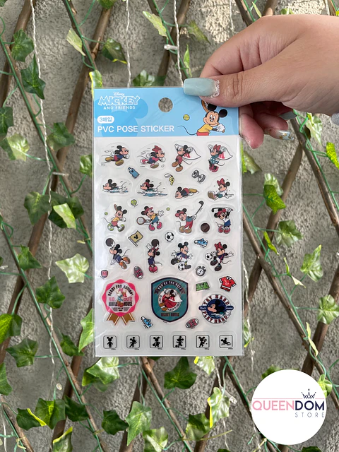 Set Stickers Mickey deportista