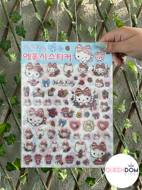 Set Sticker Hello Kitty 3D modelo 3