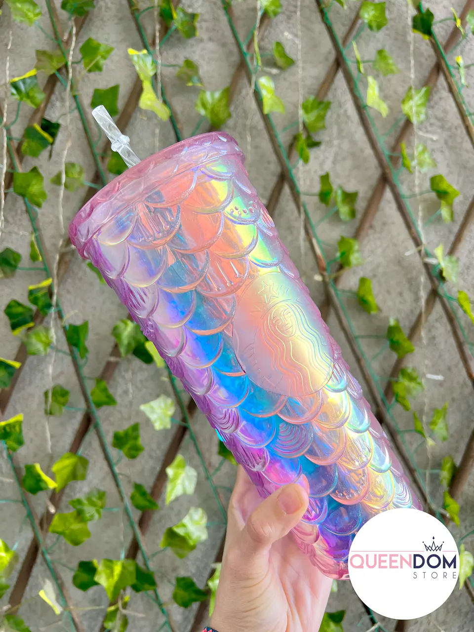 Preventa Vasos Sirena Escamas Doble Capa Starbucks 700ml 8