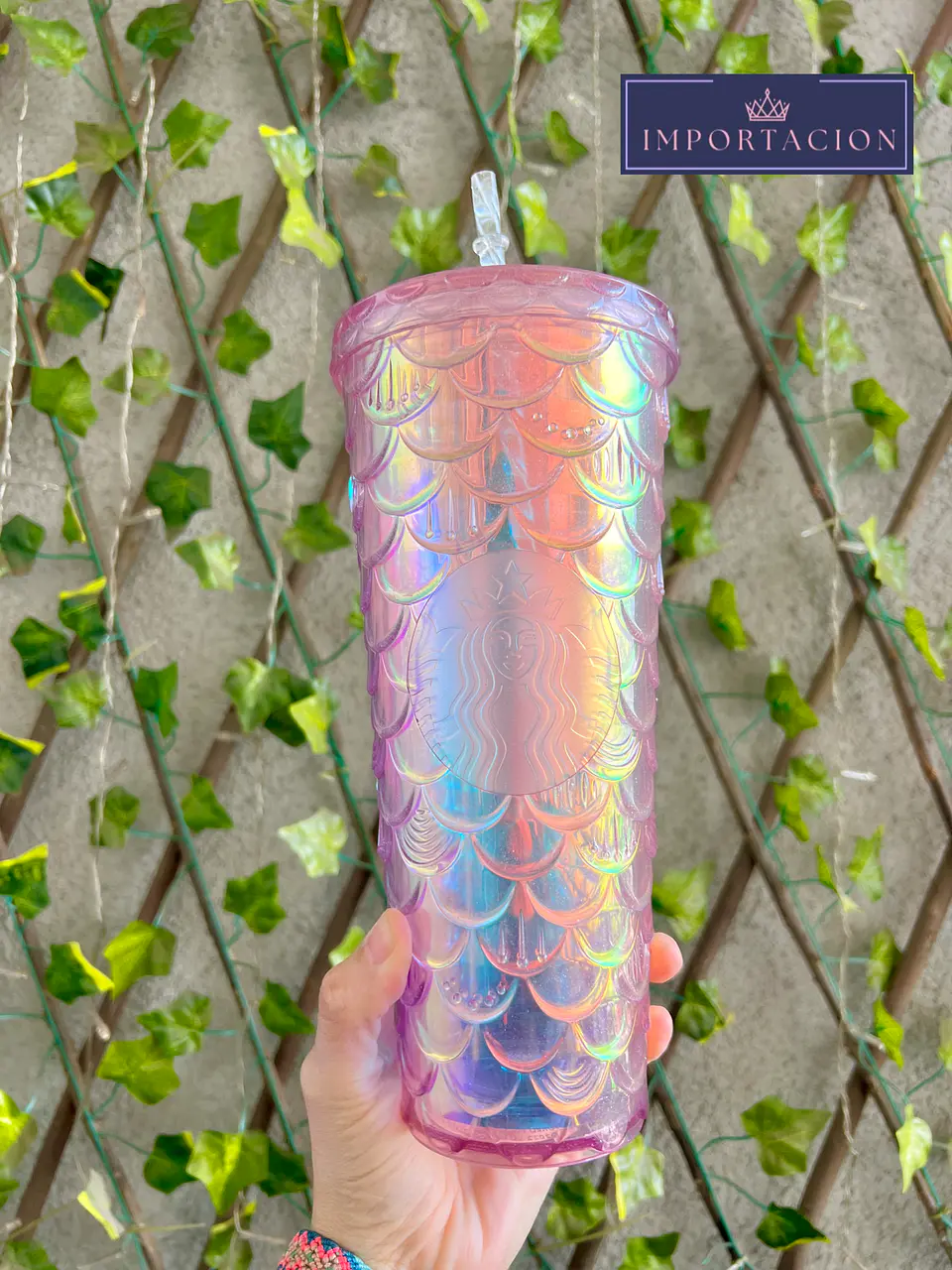 Preventa Vasos Sirena Escamas Doble Capa Starbucks 700ml 7