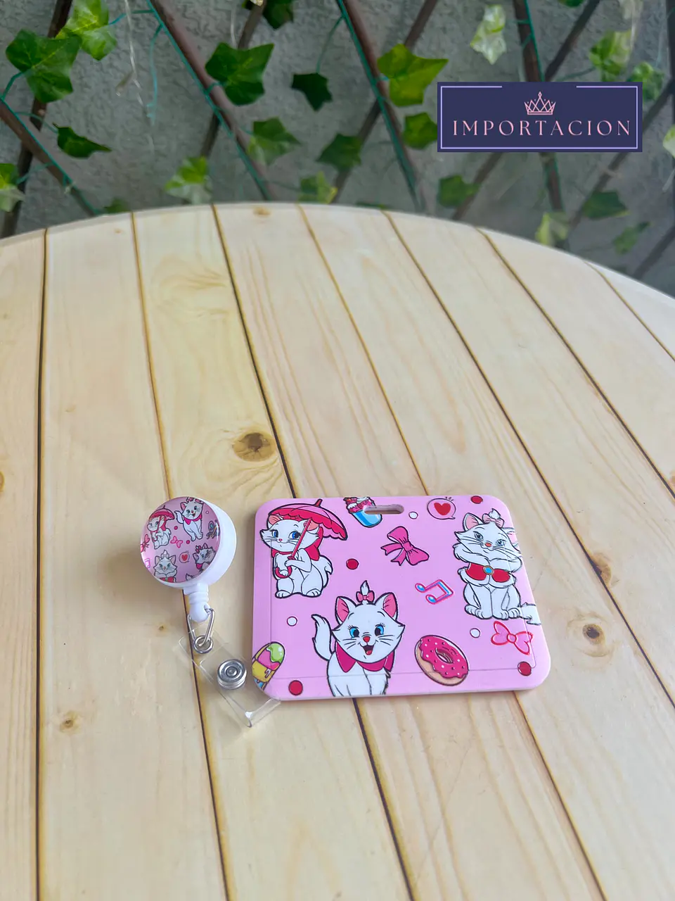 Preventa Portacredencial Horizontal + Hebilla Retractil Marie 1