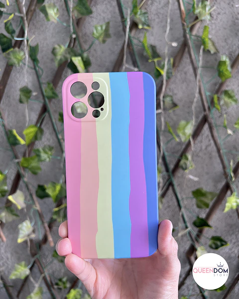 Carcasa Arcoiris Pastel iPhone 12 Pro